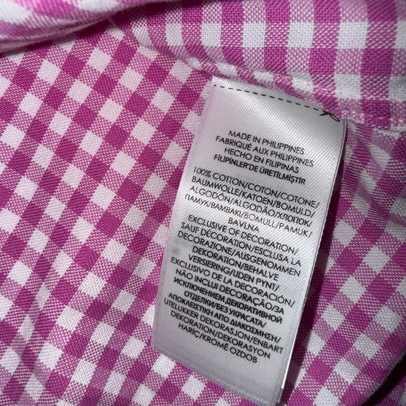 Ralph Lauren NWT Pink Checkered Men's Button Down Shirt size Medium - Picture 10 of 16